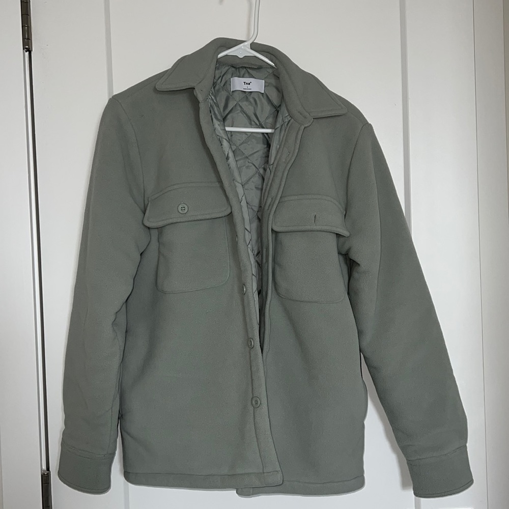 Aritzia Button Up Jacket - Mint - image 1